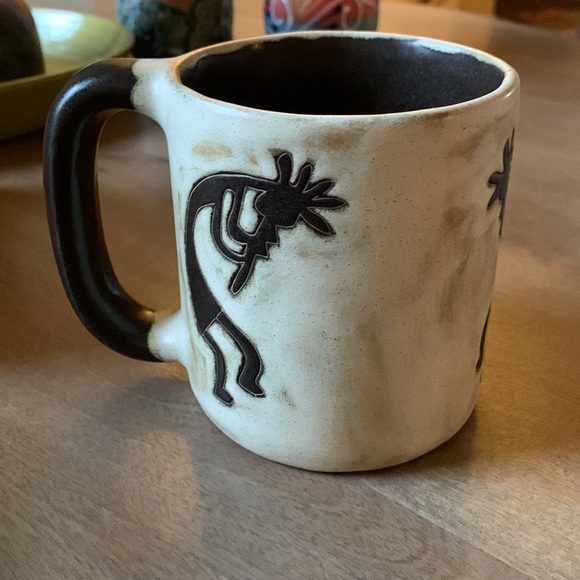 Mara Stoneware kokopelli flute player Mug - Picture 3 of 6